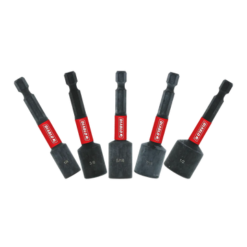 2-9/16 In. Magnetic Nut Setter Assorted Pack (5-Piece)-DNTSL-S5-2992