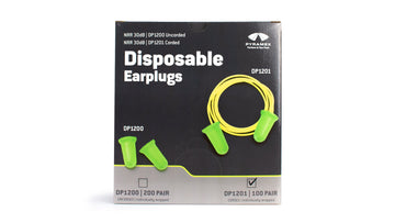 Pyramex - DP1200 - DP1200 - Bell Shaped Plug - uncorded - Polybag with dispenser- 200 pair/box - DP1200_DP1201_Box_F
