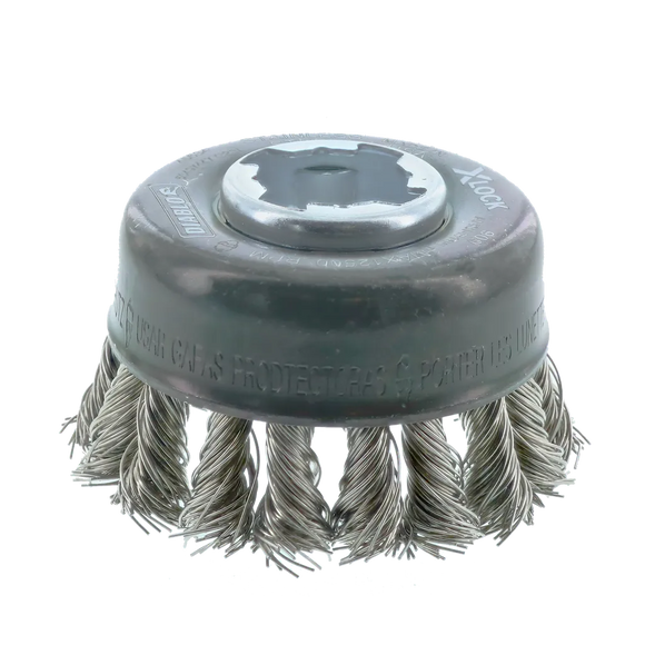 2-3/4 in. X-LOCK Stainless Steel Knot Cup Brush | Diablo Tools | PCS