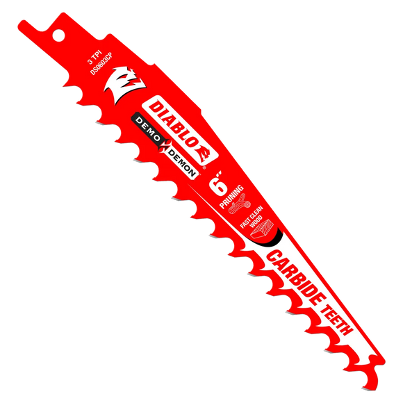 6 in. Carbide Tipped Pruning and Clean Wood Blade (3-Pack) | Diablo Tools | PCS