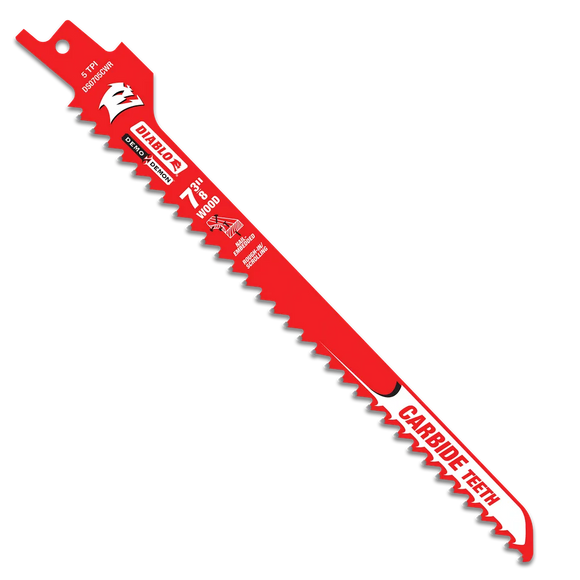7-3/8 in. Demo-Demon Rough-In/Scrolling Carbide Reciprocating Blade | Diablo Tools | PCS