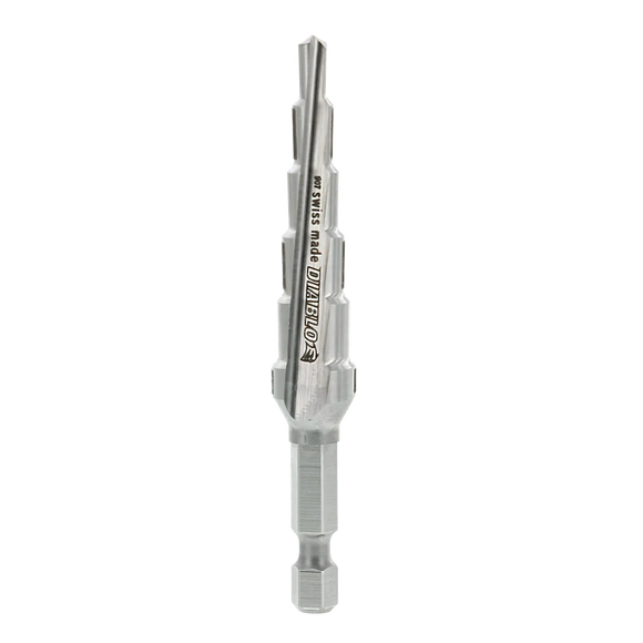 1/4 in. - 1/2 in. Impact Step Drill Bit (6 Steps) | Diablo Tools | PCS