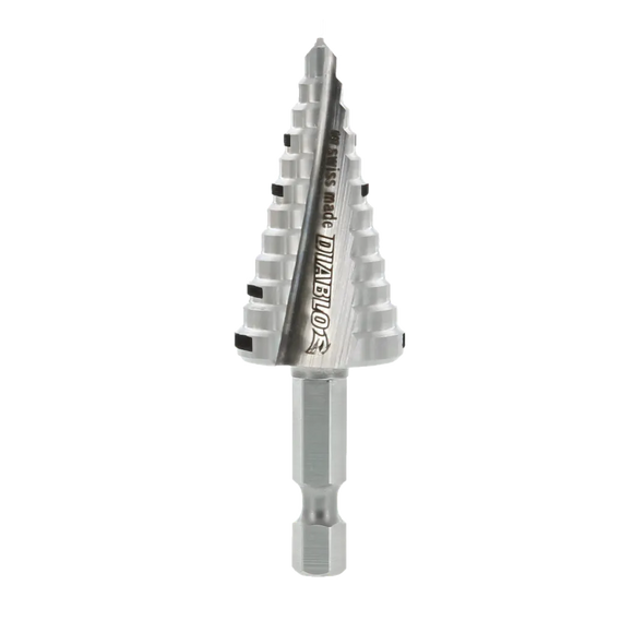 3/8 in. - 7/8 in. Impact Step Drill Bit (12 Steps) | Diablo Tools | PCS