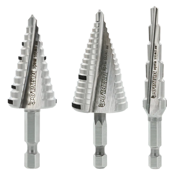 Impact Strong Step Drill Bit Set (3-Piece) | Diablo Tools | PCS