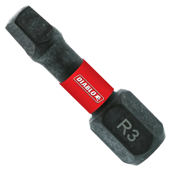 1 in. #3 Square Drive Bits (2-Pack) | Diablo Tools | PCS