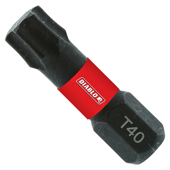 1 in. #40 Torx Drive Bits (2-Pack) | Diablo Tools | PCS