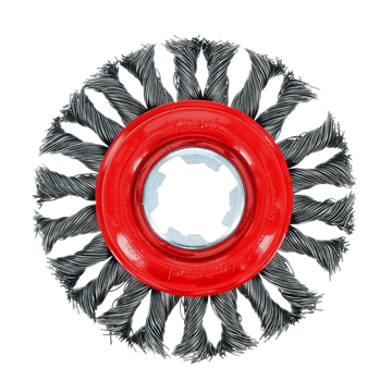 4 in. X-LOCK Carbon Steel Full Cable Twist Wheel | Diablo Tools | PCS