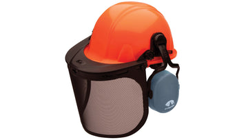 Pyramex - Kit - FORKIT41SL - SL Series HP14141, HHABCMS adapter, CM6010 muffs, and S1060 faceshield - FORKIT41SL_34F_Down