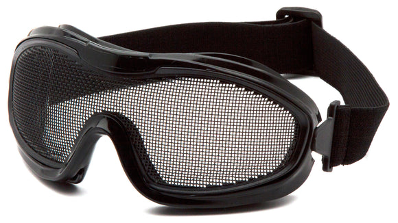 Pyramex - G9WMG - G9WMG - Black Frame- Wire Mesh Goggles - G9WMG_34F