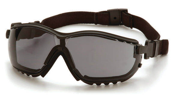 Pyramex - V2G - GB1820ST - Gray H2X Anti-fog - GB1820ST_34F_With_Strap