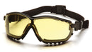 Pyramex - V2G - GB1830ST - Amber H2X Anti-fog - GB1830ST_34F_With_Strap