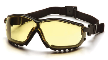 Pyramex - V2G - GB1830ST - Amber H2X Anti-fog - GB1830ST_34F_With_Strap
