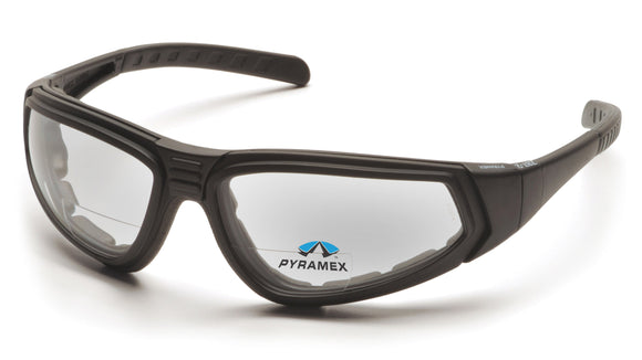 Pyramex - XSG Reader - GB4010STR15 - Clear H2X Anti-Fog + 1.5 - GB4010STR15_Temples_34F