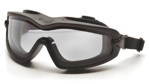 Pyramex - V2G Plus - GB6410SDT - Dual Clear H2X Anti-Fog - GB6410SDT_34F_Temples