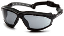Pyramex - Isotope - GB9420STM - Gray H2MAX Anti-fog - GB9420ST_34F
