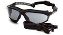 Pyramex - Isotope - GB9420STM - Gray H2MAX Anti-fog - GB9420ST_34F_wStrap