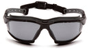 Pyramex - Isotope - GB9420STM - Gray H2MAX Anti-fog - GB9420ST_F