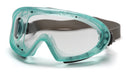 Pyramex - G504 - GC504TN - Chemical Green Frame/Clear AF Lens w/Neoprene Strap - GC504TN_34F
