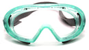 Pyramex - G504 - GC504TN - Chemical Green Frame/Clear AF Lens w/Neoprene Strap - GC504TN_F