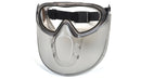 Pyramex - Capstone - GG504DTSHIELD - Dual Capstone H2X Anti-fog Goggle with Clear Capstone Shield - GG504DTSHIELD_Down