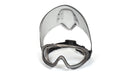 Pyramex - Capstone - GG504DTSHIELD - Dual Capstone H2X Anti-fog Goggle with Clear Capstone Shield - GG504DTSHIELD_Up