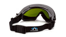 Pyramex - Capstone - GG504TIR3 - Black Frame/Clear Anti-Fog 3.0 IR Filter Lens - GG504TIR3_34B