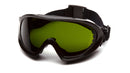 Pyramex - Capstone - GG504TIR3 - Black Frame/Clear Anti-Fog 3.0 IR Filter Lens - GG504TIR3_34F