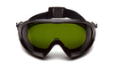 Pyramex - Capstone - GG504TIR3 - Black Frame/Clear Anti-Fog 3.0 IR Filter Lens - GG504TIR3_F