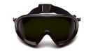 Pyramex - Capstone - GG504TIR5 - Black Frame/Clear Anti-Fog 5.0 IR Filter Lens - GG504TIR5_F