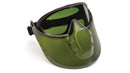 Pyramex - Capstone - GG504TSHIELDIR3 - 3.0 IR  Filter H2X Anti-fog Lens w/ Green Tinted Faceshield Attachment - GG504TSHIELDIR3_Down