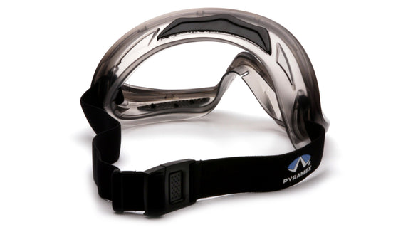 Pyramex - Capstone - GG504T - Gray Frame/Clear Anti-Fog Lens - GG504T_34B