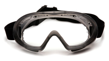 Pyramex - Capstone - GG504T - Gray Frame/Clear Anti-Fog Lens - GG504T_F