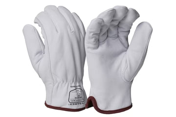 PYRAMEX Premium Goatskin Driver Gloves – A4 Cut-Resistant HPPE Liner (GL3005CK)