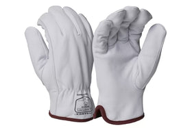 PYRAMEX Premium Goatskin Driver Gloves – A4 Cut-Resistant HPPE Liner (GL3005CK) - 0