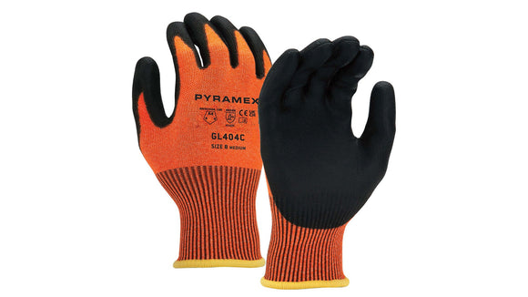 Pyramex - GL404C - GL404CL - PU 13g HPPE HiVis Org Liner A4 Cut- Large - GL404C