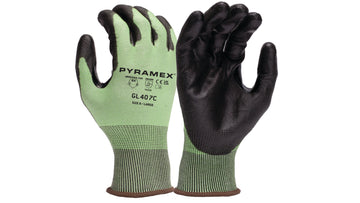 Pyramex - GL407C - GL407CS - Polyurethane Glove - 18g A4 HPPE  Touchscreen-size  Small - GL407C