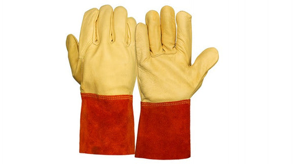Pyramex GL6001W - Premium Cowhide MIG + TIG Welder Gauntlet Cuff