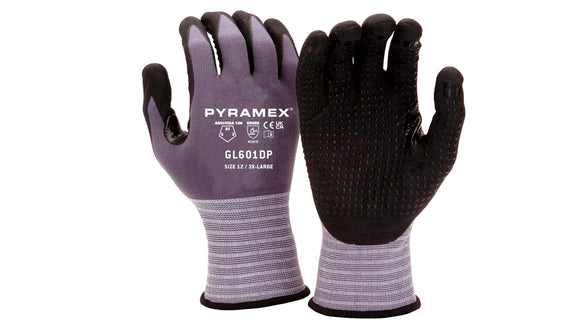 Pyramex - GL601DP - GL601DPL - Glove nitrile dots thumb crotch - Large - GL601DP_5c070d15-2a32-4606-8035-62e628d05d11