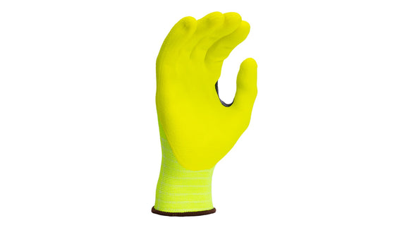 Pyramex - GL601HV - GL601HVXS - Micro-Foam Nitrile- Hi-Vis Yell 15g Nylon/ Spandx- size  XS - GL601HV_F