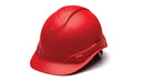 Pyramex - Ridgeline Cap Style - HP44121 - RIDGELINE CS 4pt Ratchet-Matte Red Graph - HP44121_34F