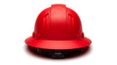 Pyramex - Ridgeline Full Brim - HP54121 - RIDGELINE FB 4pt Ratchet-Matte Red Graph - HP54121_B