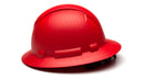 Pyramex - Ridgeline Full Brim - HP54121 - RIDGELINE FB 4pt Ratchet-Matte Red Graph - HP54121_S