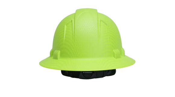 Pyramex - Ridgeline Full Brim - HP54124 - RIDGELINE FB 4pt Ratchet-Matte Lime Graphite - HP54124_B