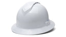 Pyramex - Ridgeline T2 - HPT256110V - Ridgeline T2 Full Brim Hard Hat - Vented - White - 6pt Ratchet Suspension - HPT256110V_34F