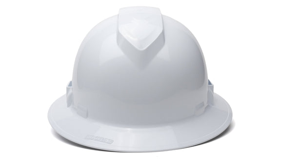Pyramex - Ridgeline T2 - HPT256110V - Ridgeline T2 Full Brim Hard Hat - Vented - White - 6pt Ratchet Suspension - HPT256110V_F