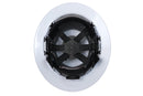 Pyramex - Ridgeline T2 - HPT256110V - Ridgeline T2 Full Brim Hard Hat - Vented - White - 6pt Ratchet Suspension - HPT256110V_Interior