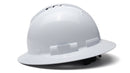 Pyramex - Ridgeline T2 - HPT256110V - Ridgeline T2 Full Brim Hard Hat - Vented - White - 6pt Ratchet Suspension - HPT256110V_S
