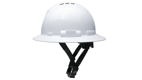 Pyramex - Ridgeline T2 - HPT256110V - Ridgeline T2 Full Brim Hard Hat - Vented - White - 6pt Ratchet Suspension - HPT256110V_S