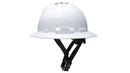 Pyramex - Ridgeline T2 - HPT256110V - Ridgeline T2 Full Brim Hard Hat - Vented - White - 6pt Ratchet Suspension - HPT256110V_S_1