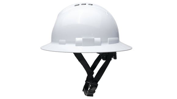 Pyramex - Ridgeline T2 - HPT256110V - Ridgeline T2 Full Brim Hard Hat - Vented - White - 6pt Ratchet Suspension - HPT256110V_S_1